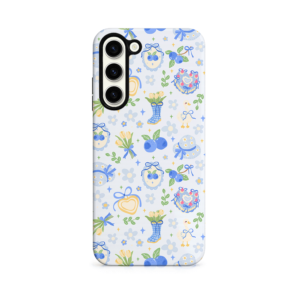 Samsung Tough Phone Case - Blueberry Picnic, Samsung Galaxy S26 Plus Samsung Tough Phone Case - Blueberry Picnic, Samsung Galaxy S26 Plus