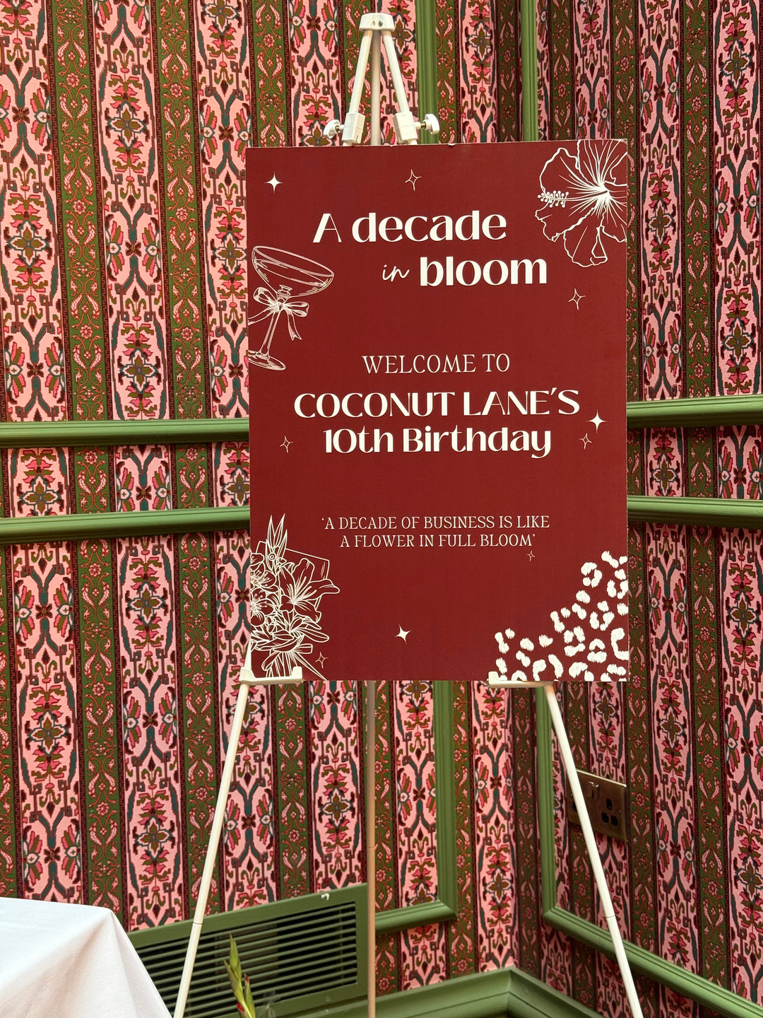 Celebrating 10 Years of Coconut Lane with blooms, love & community 🎂