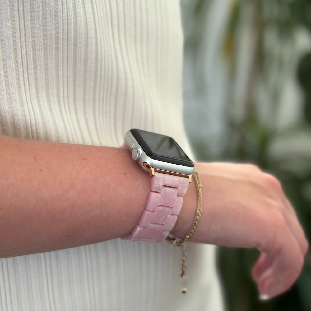 Luxe Pink Apple Watch Strap | Watch Bands | Coconut Lane Luxe Pink Apple Watch Strap | Watch Bands | Coconut Lane