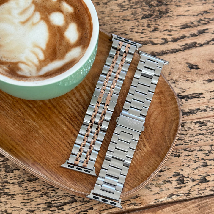Stainless Steel Apple Watch Strap - Silver