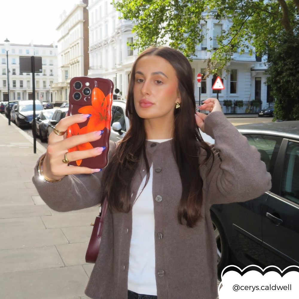 Wavy Phone Case - Cinnamon Lily