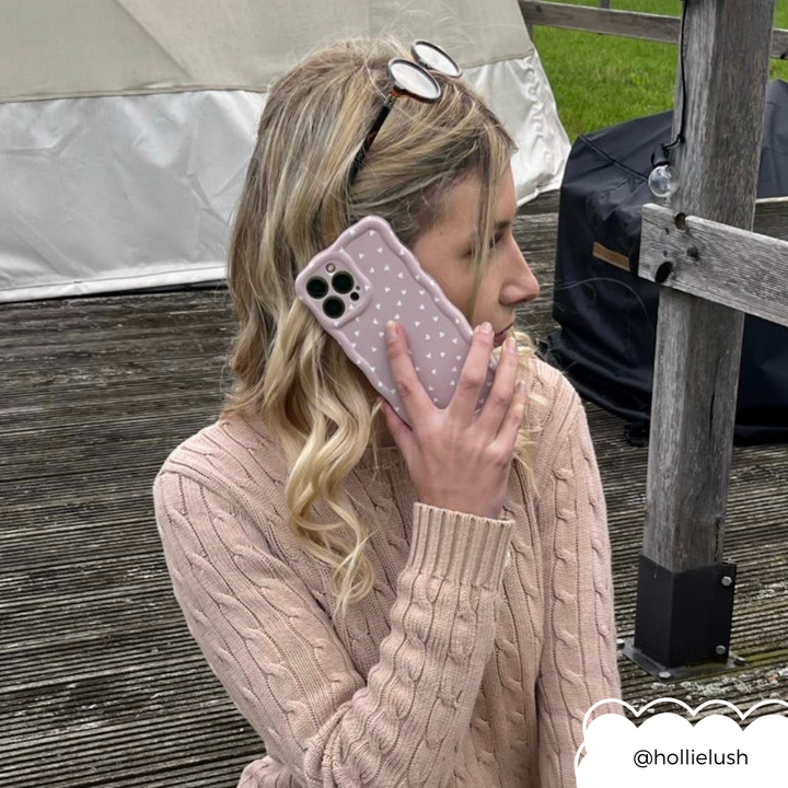 Wavy Phone Case - Chai Hearts