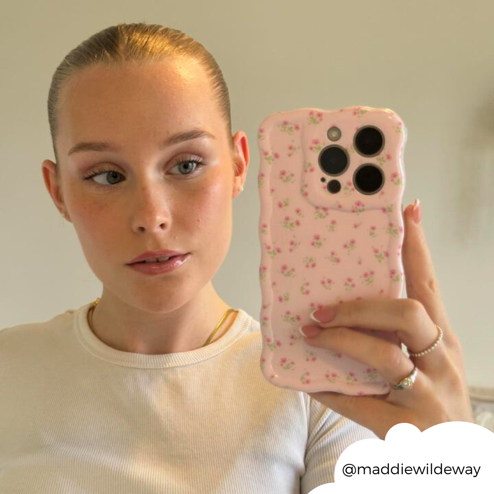 Wavy iPhone Case - Ditsy Floral Pink | Phone Cases Wavy iPhone Case - Ditsy Floral Pink | Phone Cases