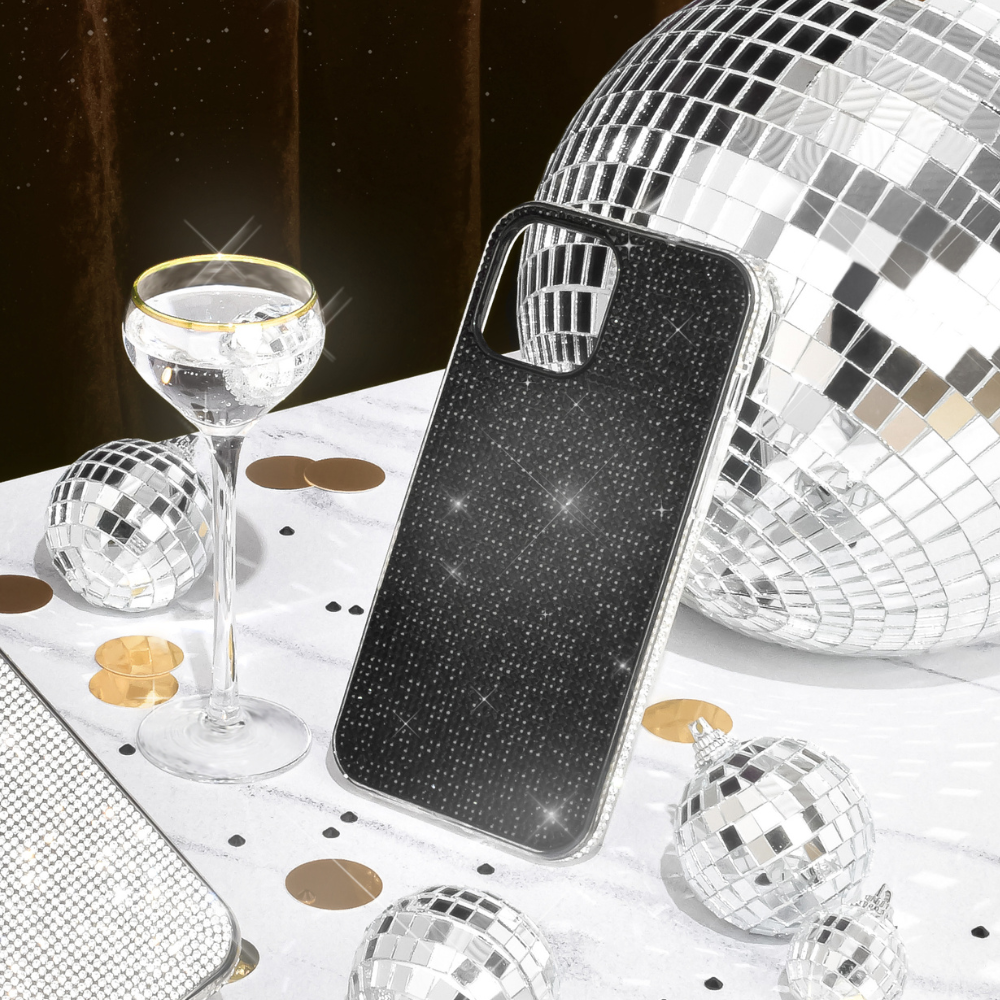 Disco Sparkle iPhone Case - Black | Phone Cases | Coconut Lane Disco Sparkle iPhone Case - Black | Phone Cases | Coconut Lane