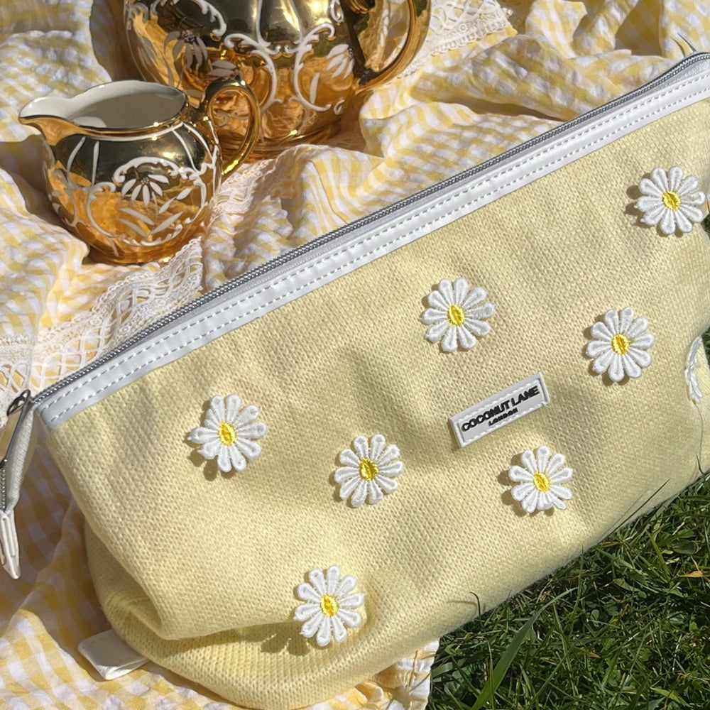 Expandable Makeup Bag - Buttercup Bloom