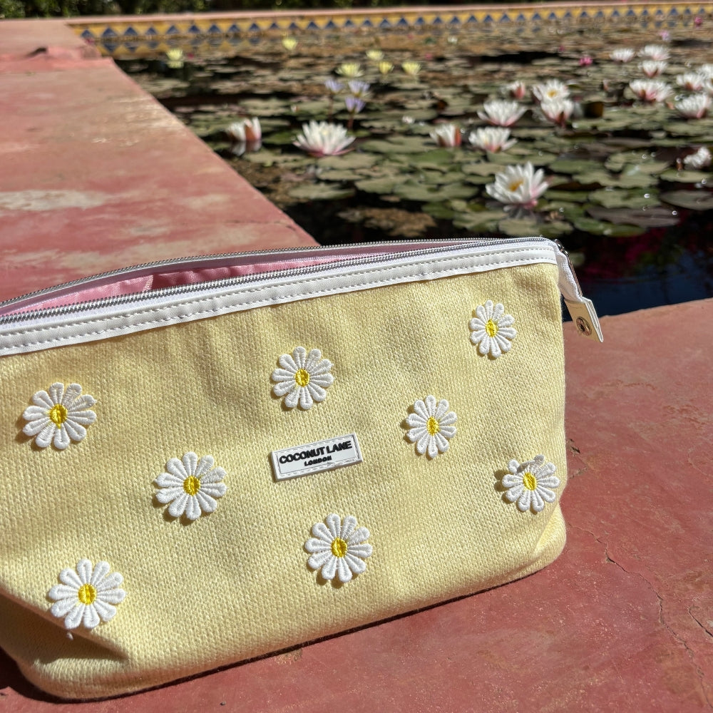 Expandable Makeup Bag - Buttercup Bloom