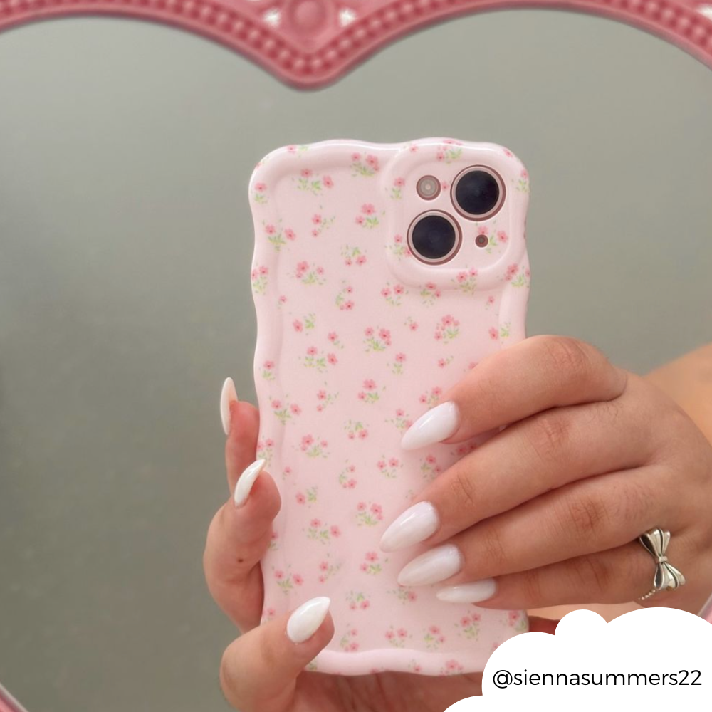 Wavy iPhone Case - Ditsy Floral Pink | Phone Cases Wavy iPhone Case - Ditsy Floral Pink | Phone Cases