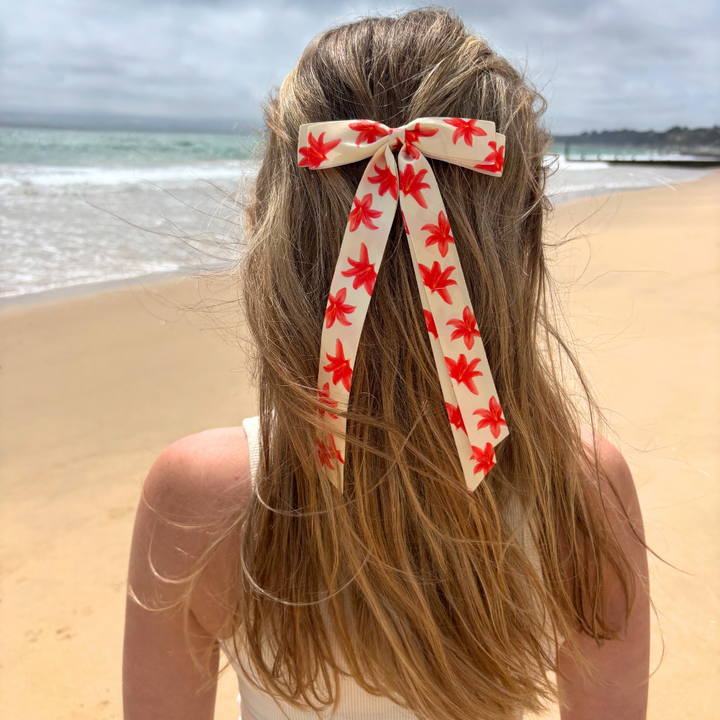 Ribbon Bow Clip - Island Girl Ibiza Lily