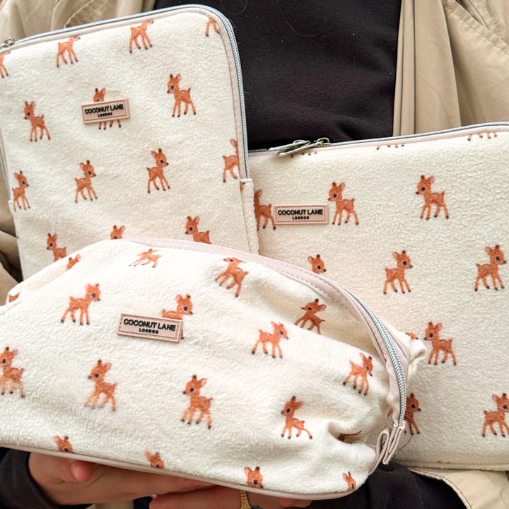 Fleecy Fawn Laptop Sleeve