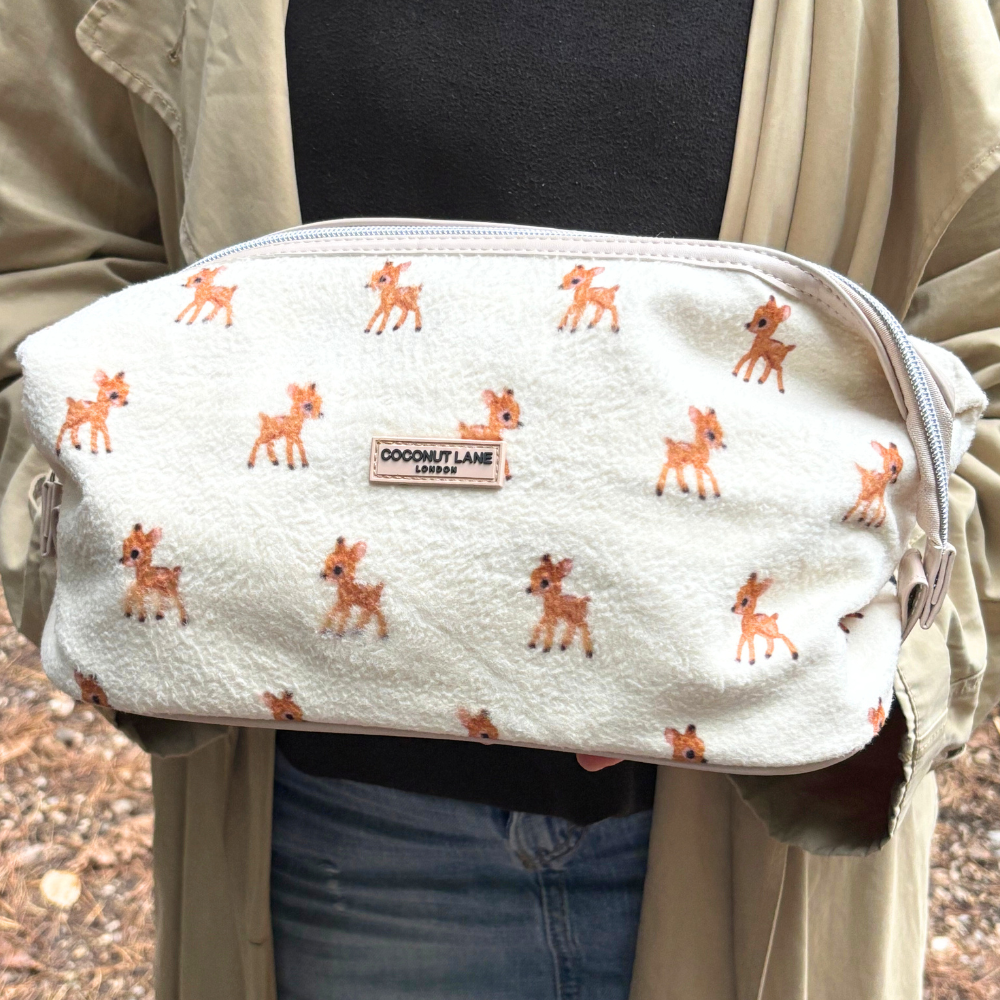 Expandable Makeup Bag - Fleecy Fawn