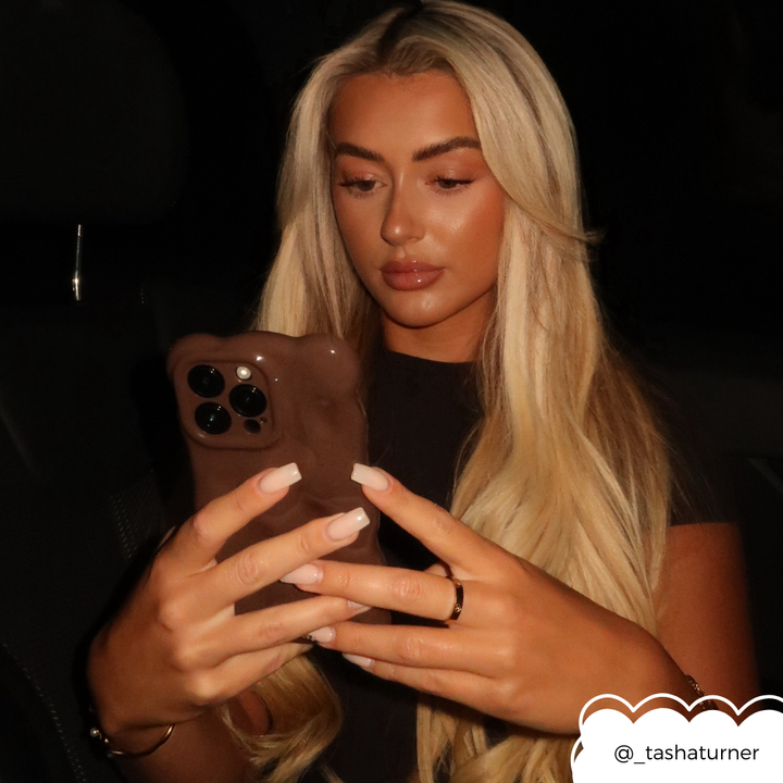 3D Bubble Phone Case - Chocolate