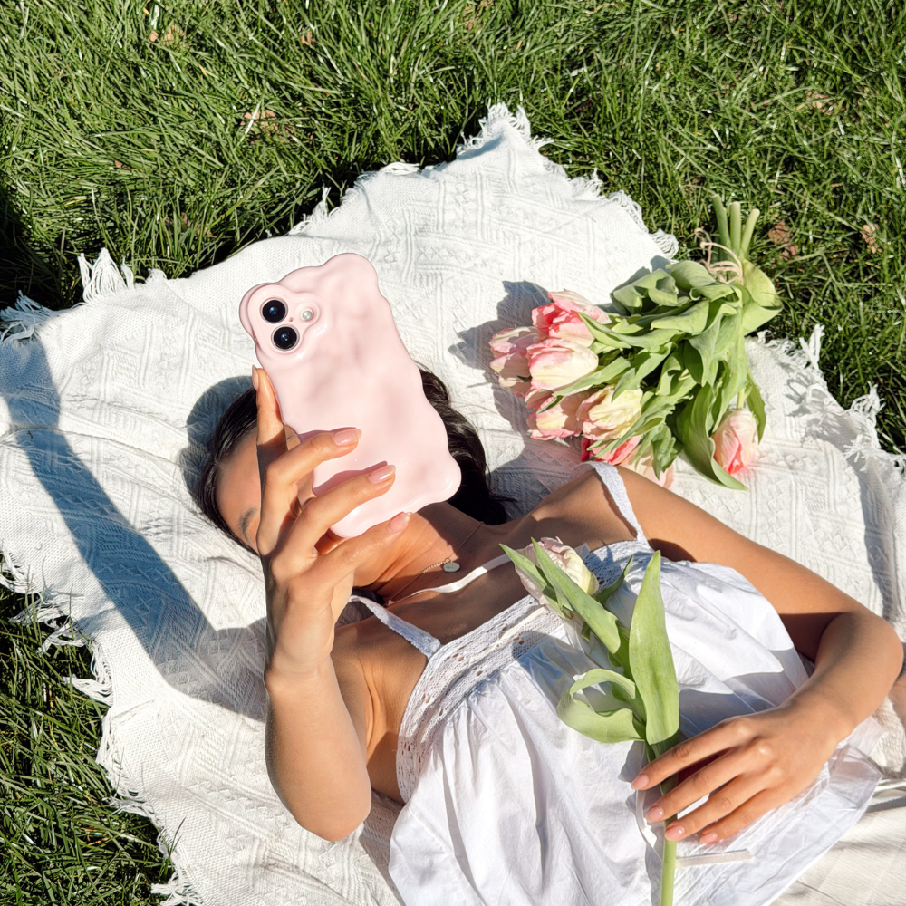 3D Bubble iPhone Case - Powder Pink | Phone Cases 3D Bubble iPhone Case - Powder Pink | Phone Cases