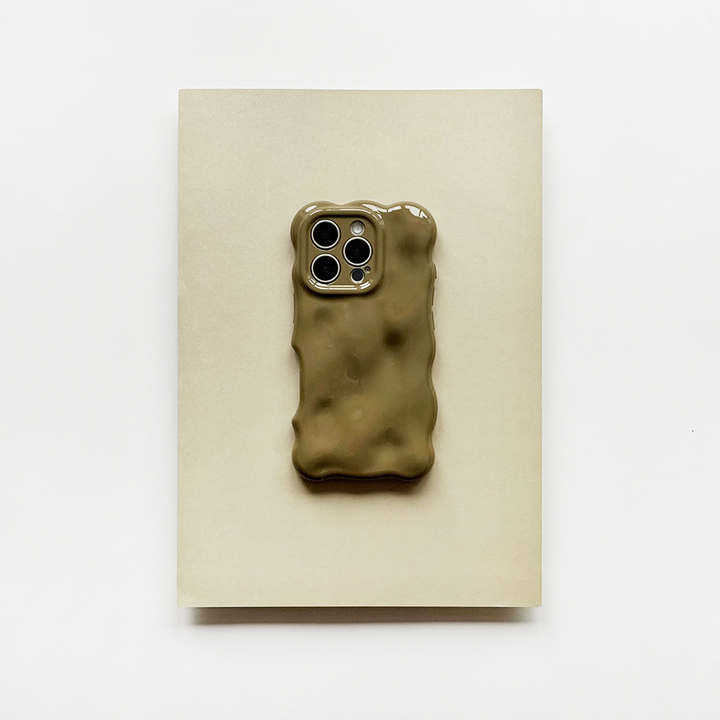 3D Bubble Phone Case - Pistachio