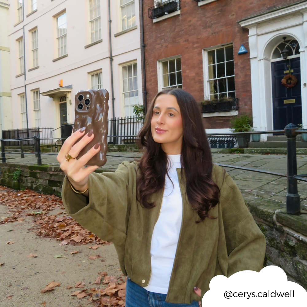 3D Bubble Phone Case - Chocolate