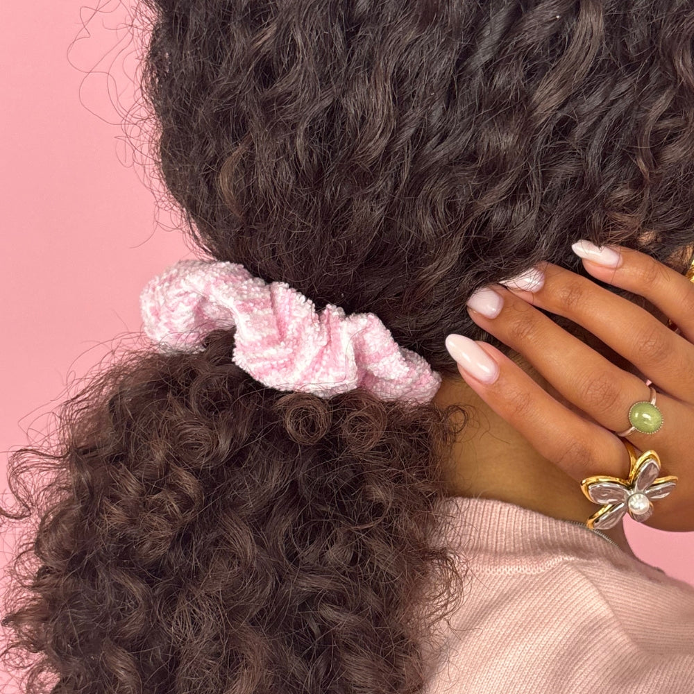 TOWEL Scrunchie - Powder Stripes