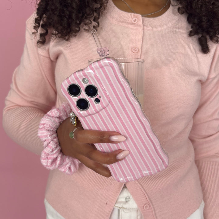 Wavy Phone Case - Powder Stripes