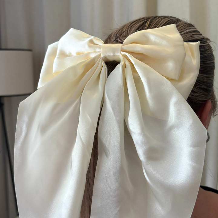 Big Bow Hair Clip - Yellow