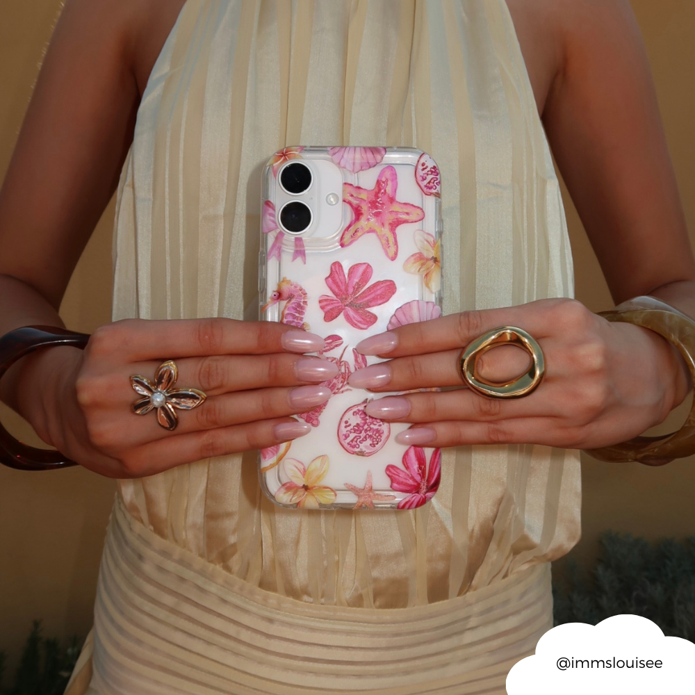 Clear Phone Case - Rosé Coast