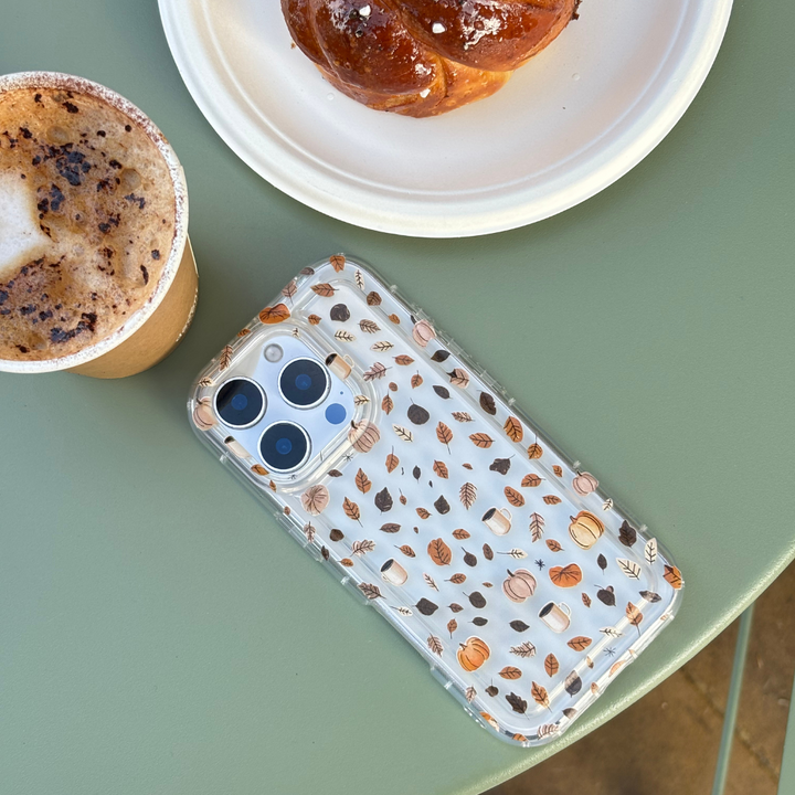 Clear Phone Case - Pumpkin Latte