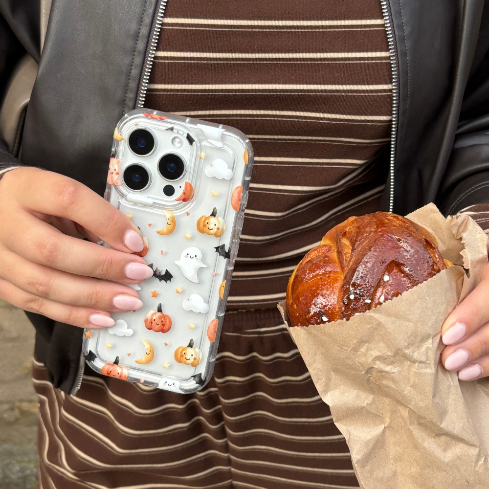 Clear Phone Case - Halloween Friends