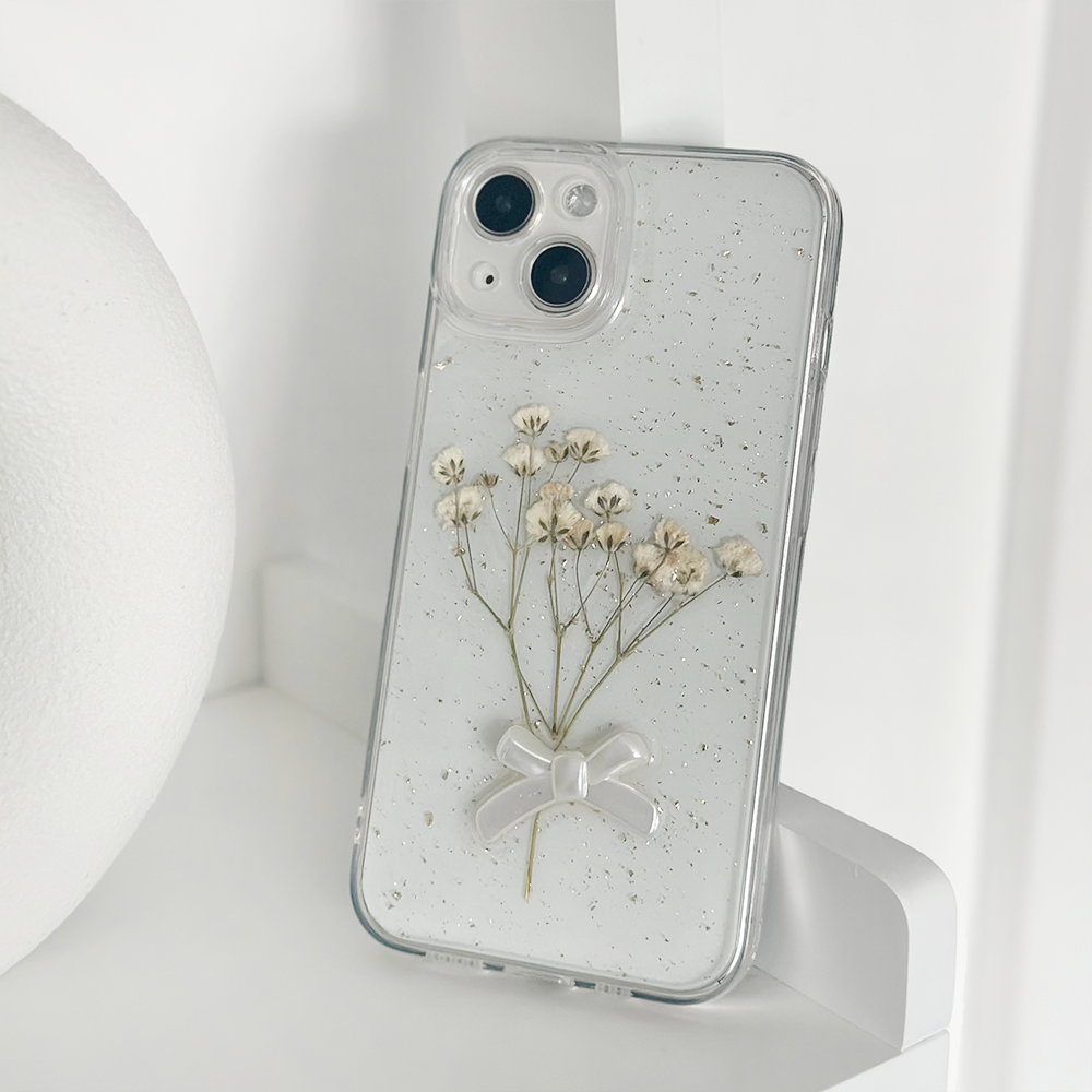 Dried Flowers Clear Phone Case Dried Flowers Clear Phone Case