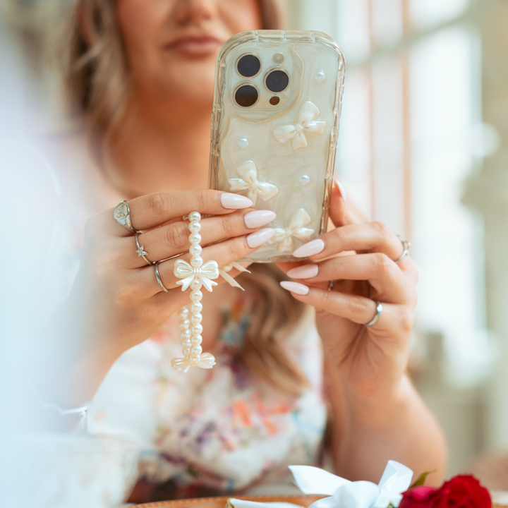 Pearls & Bows Phone Case