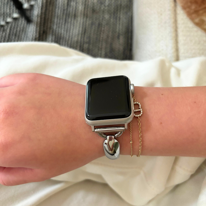 Bangle Apple Watch Strap - Silver