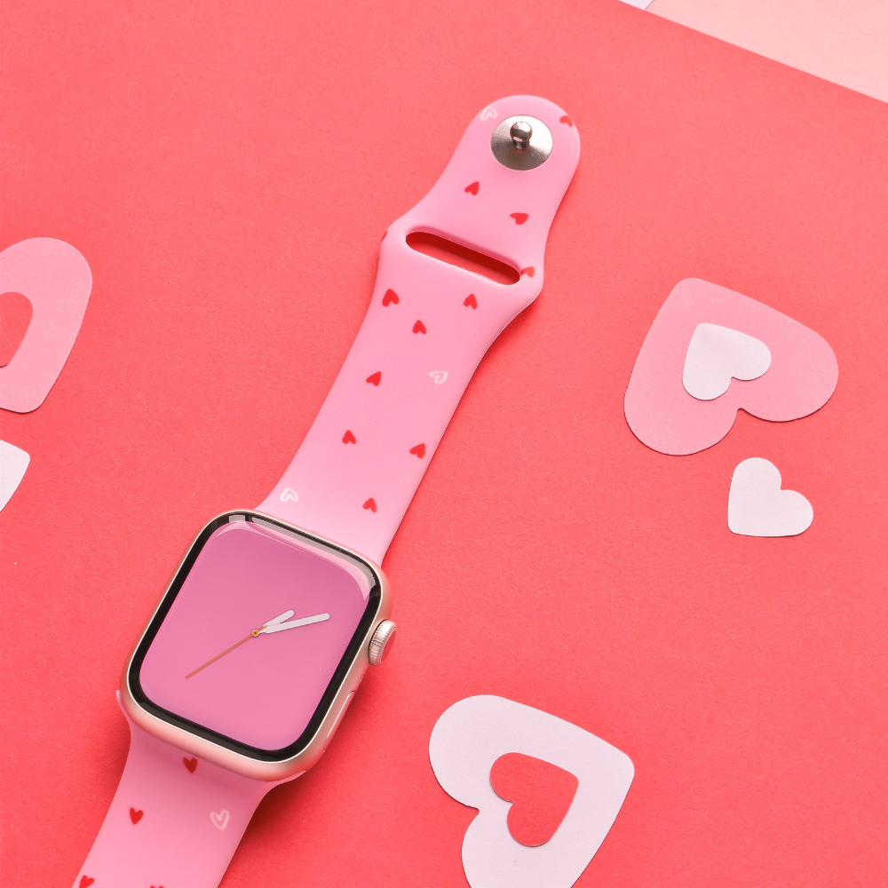Cute Hearts Apple Watch Strap Watch Bands Coconut Lane