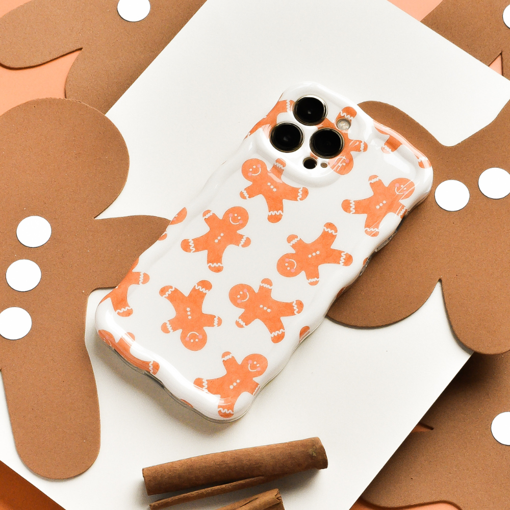 Wavy Phone Case - Gingerbread Treats
