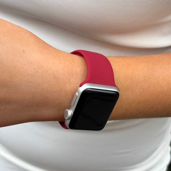 NAKD Apple Watch Strap - Cherry