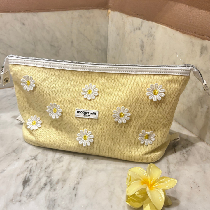 Expandable Makeup Bag - Buttercup Bloom