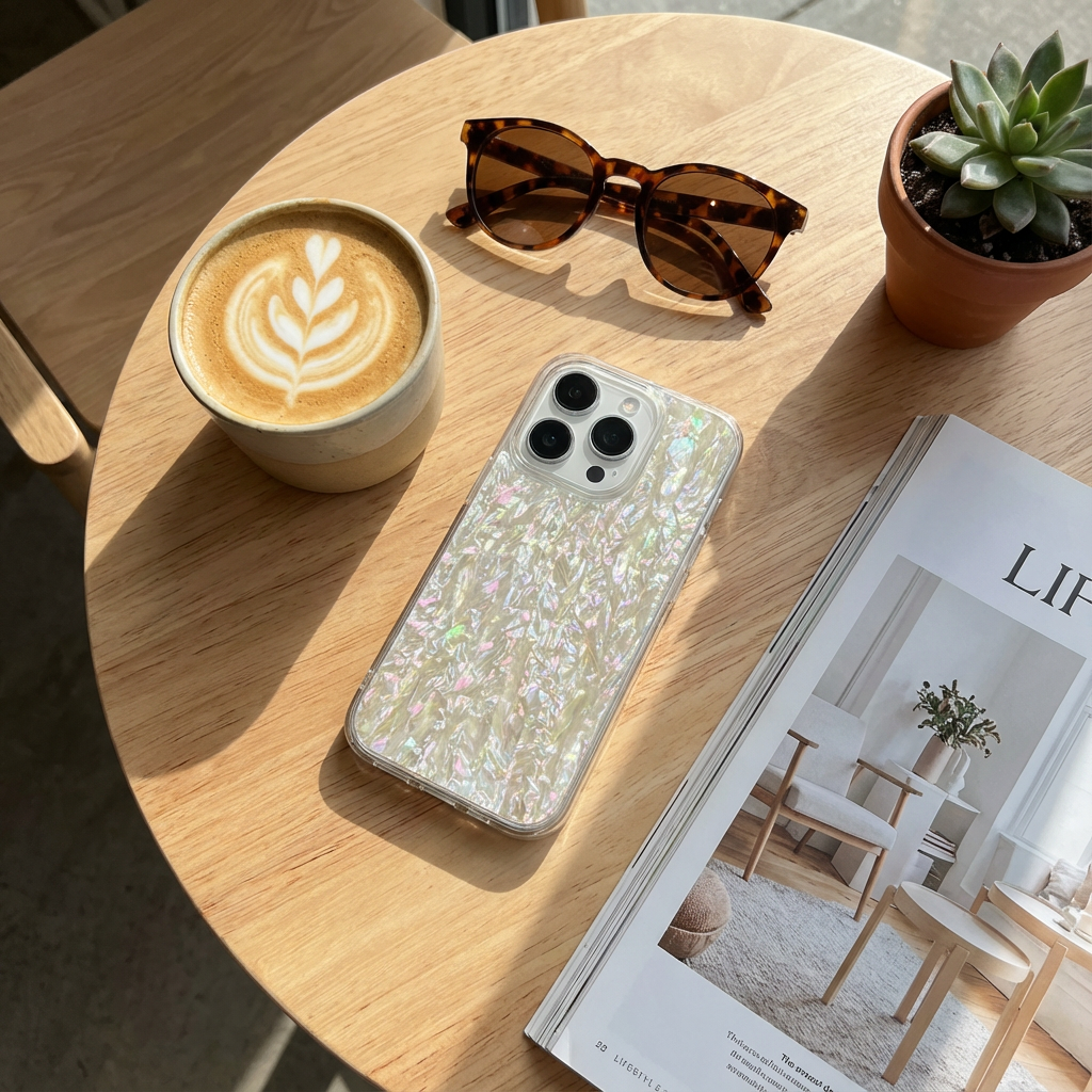 Aurora Shell Phone Case