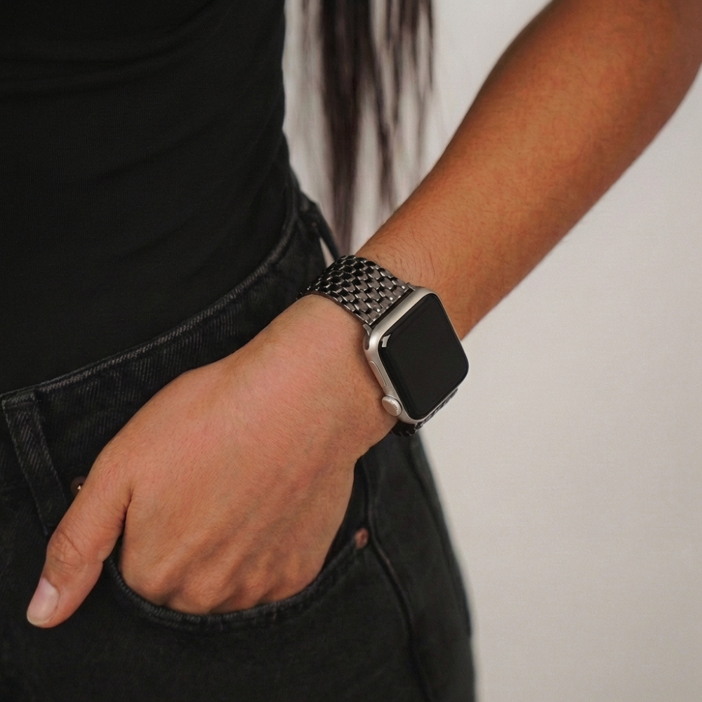 Mermaid Apple Watch Strap - Black