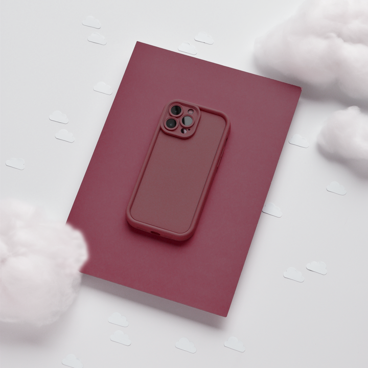 NEW - Cloud Soft NAKD Phone Case - Burgundy