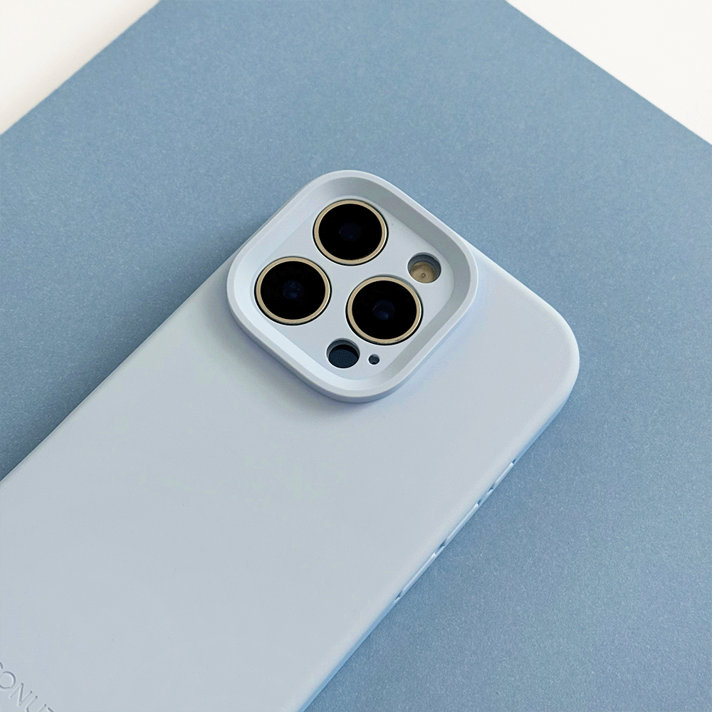 Blue Phone Case with 'Coconut Lane' branding on a pink background.