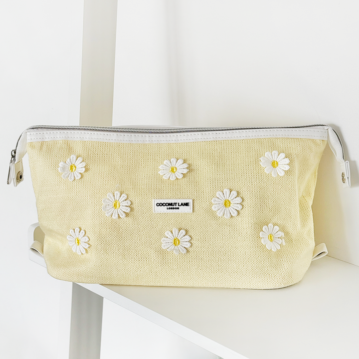 Expandable Makeup Bag - Buttercup Bloom