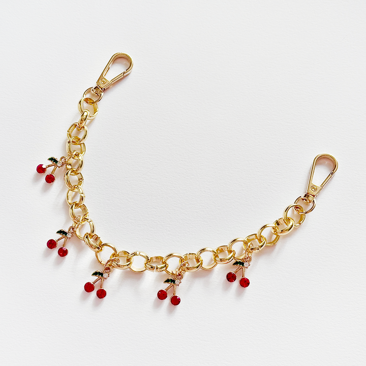 Cherry Chain Bag Charm