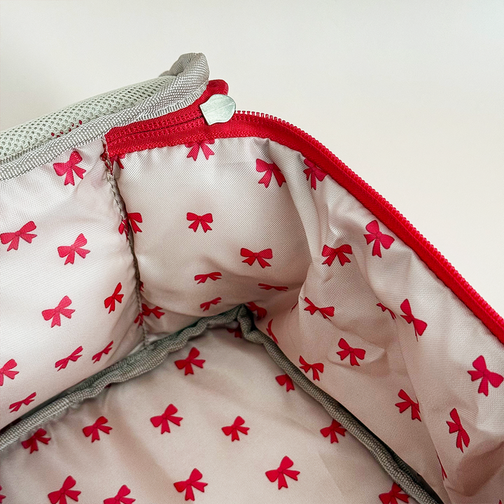 Travel Vanity Case - Cherry Velvet