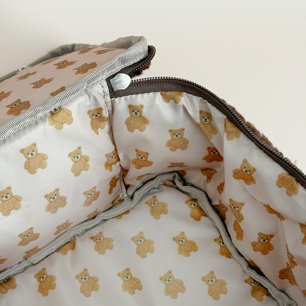 Travel Vanity Case - Chocolate Teddy