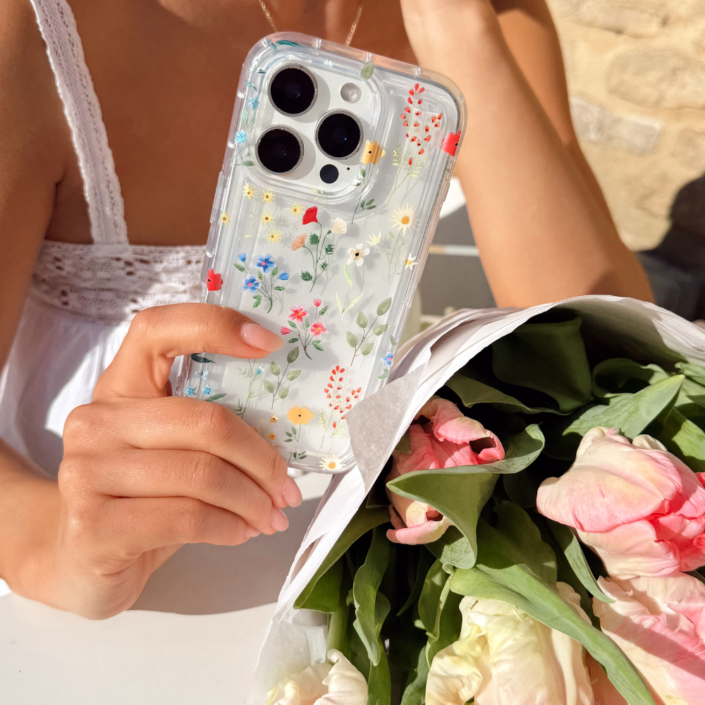 Dried Flowers Clear iPhone Case | Phone Cases Dried Flowers Clear iPhone Case | Phone Cases