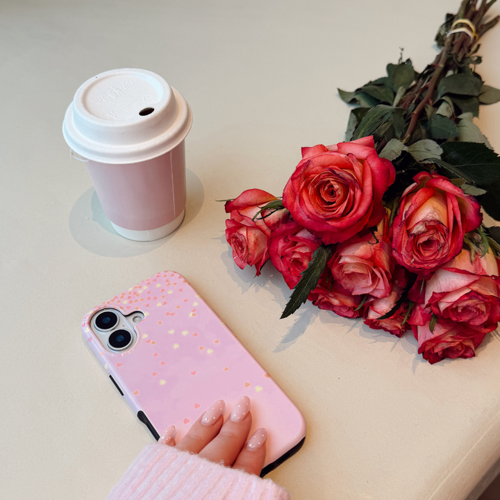 Tough Phone Case - Confetti Hearts