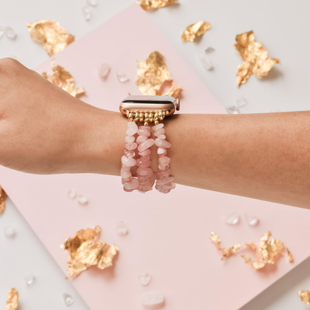 Pink Crystal Apple Watch Strap