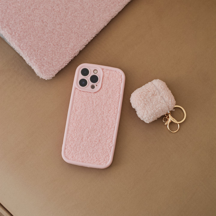 Teddy Airpods Case - Pink