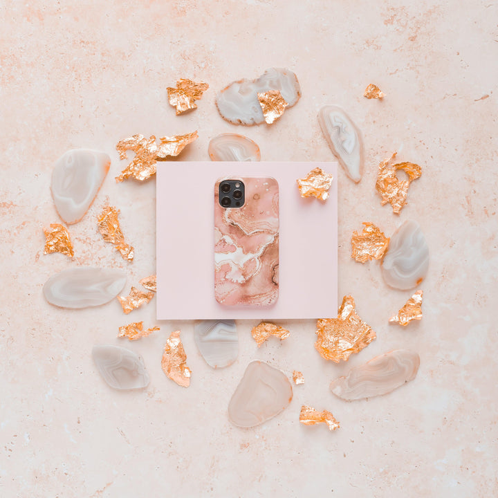 cute agate nude crystal phone case 