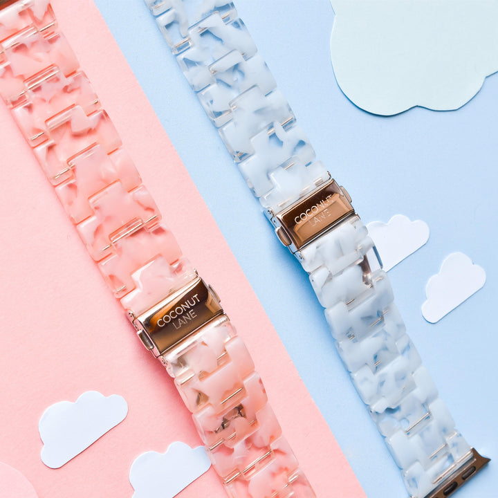 Luxe Pink Clouds Apple Watch Strap