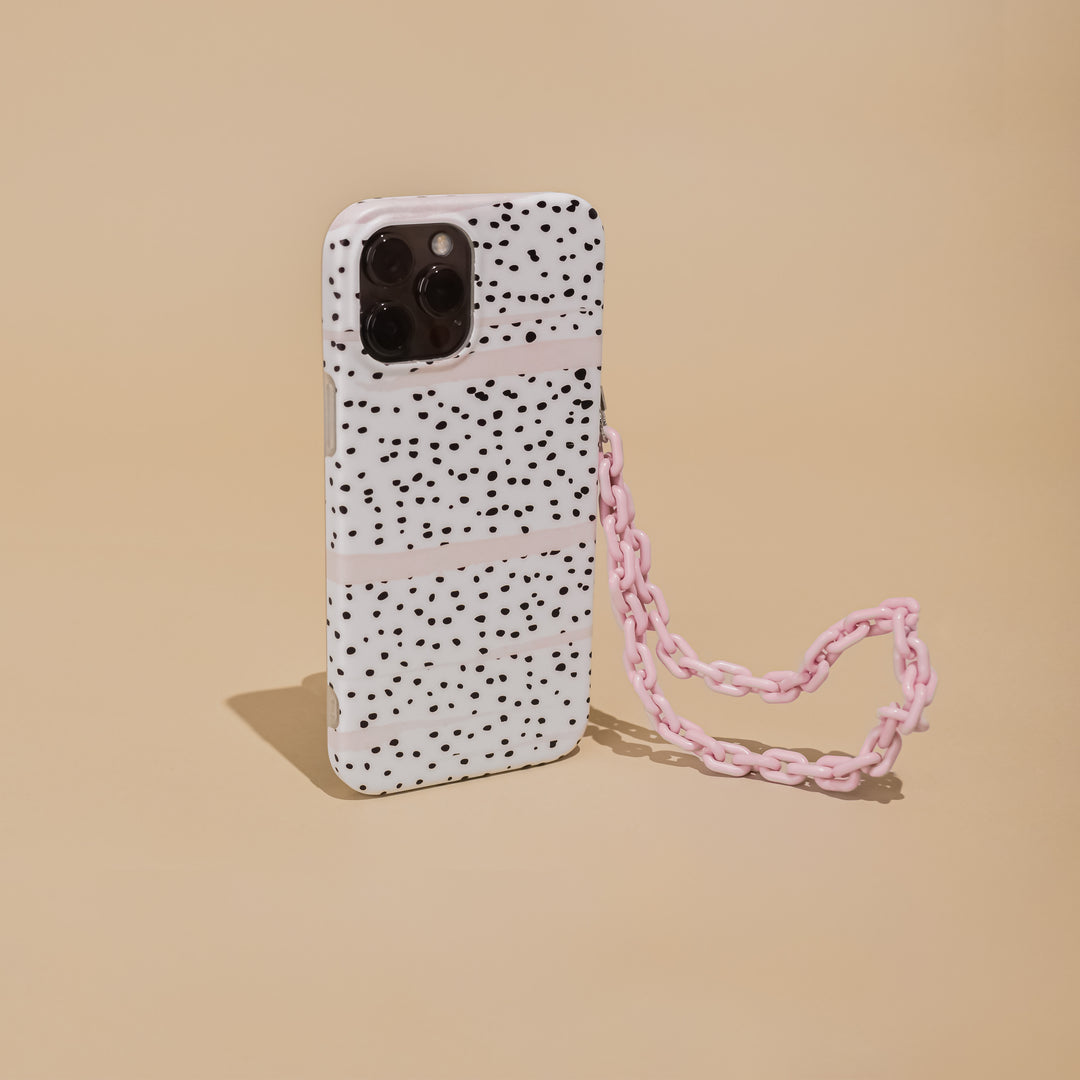 Chain Phone Strap - Pink