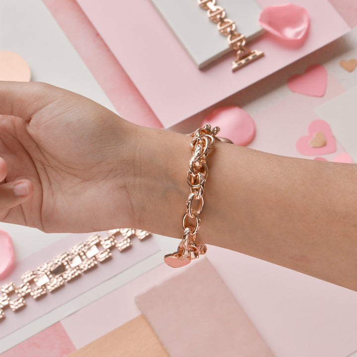 Chain Bracelet Apple Watch Strap - Rose Gold