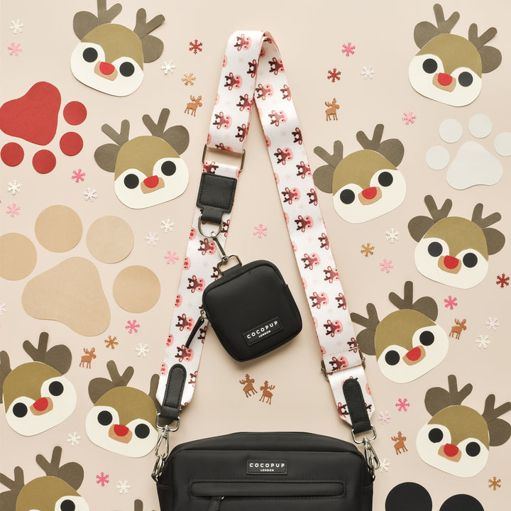 Dog Walking Black Bag Bundle - Ralphie Reindeer