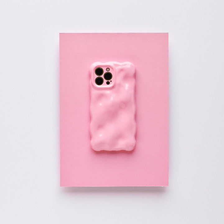 3D Gummy Phone Case - Pink
