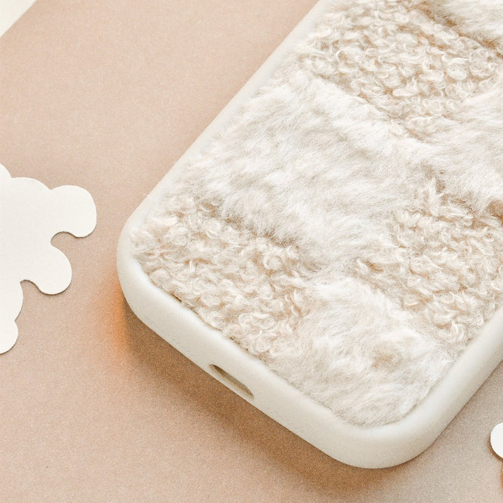 Cosy Teddy Phone Case - Vanilla Biscuit
